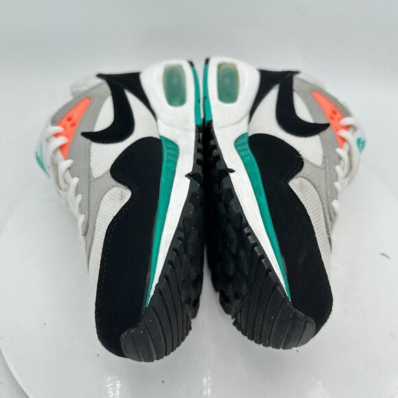Nike Women Air Max Correlate Women Size 8 511417-136 White Black Green Shoes - Picture 7 of 11